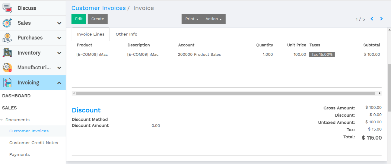 How to invoice the shipping cost to the customer? — flectra 1.0  documentation